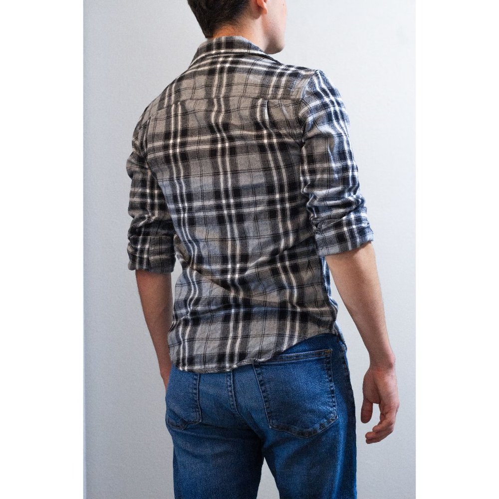 George Flannel Button-Down - Picture 3 of 4